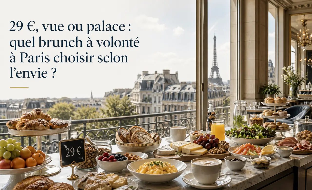 29 €, vue ou palace : quel brunch à volonté à Paris choisir selon l’envie ?