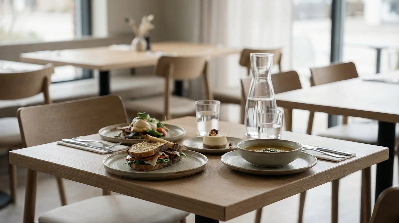Plat gastronomique éclairage dramatique