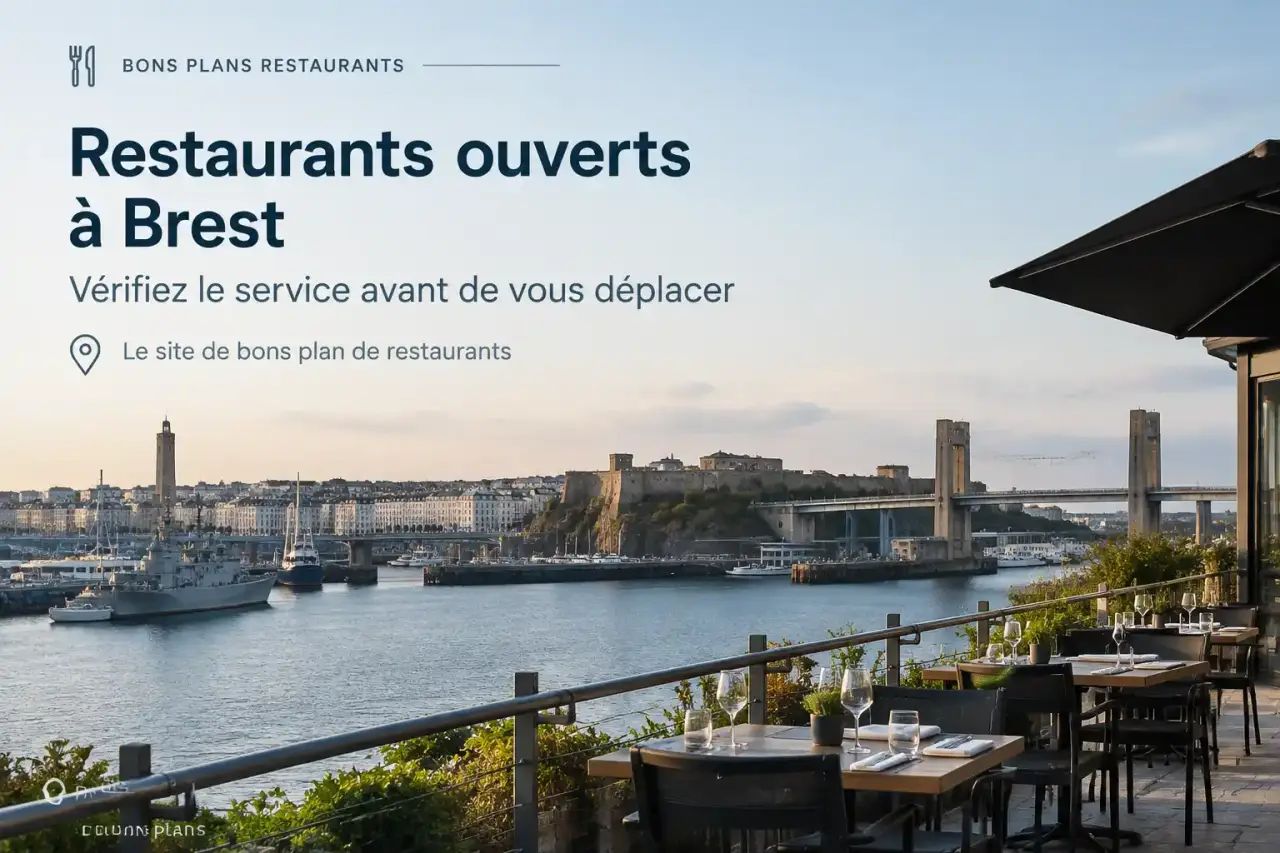 Restaurants ouverts à Brest : vérifiez le service avant de vous déplacer