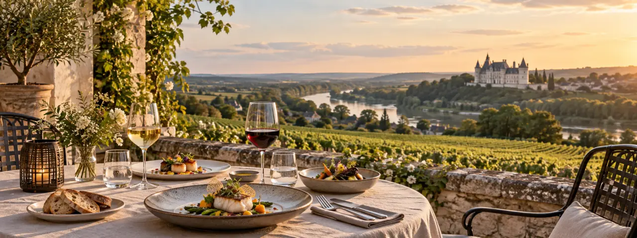6 restaurants gastronomiques en Touraine entre châteaux, vins et menus dégustation