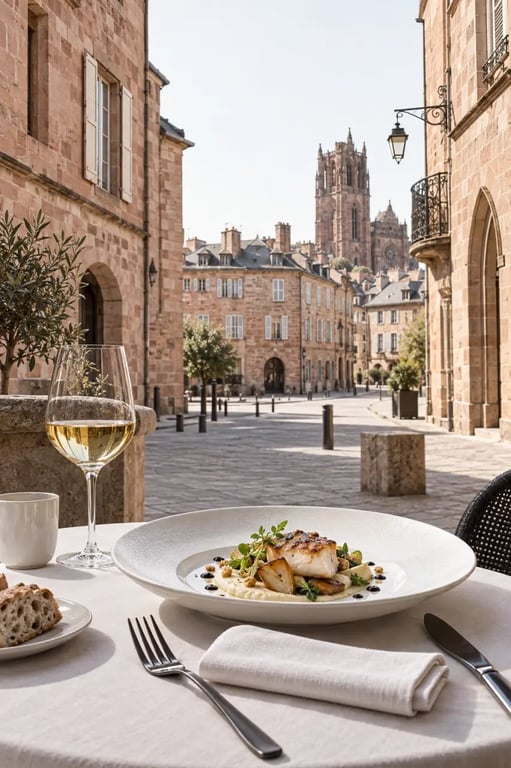 Restaurant gastronomique à Rodez en Aveyron dans le centre historique