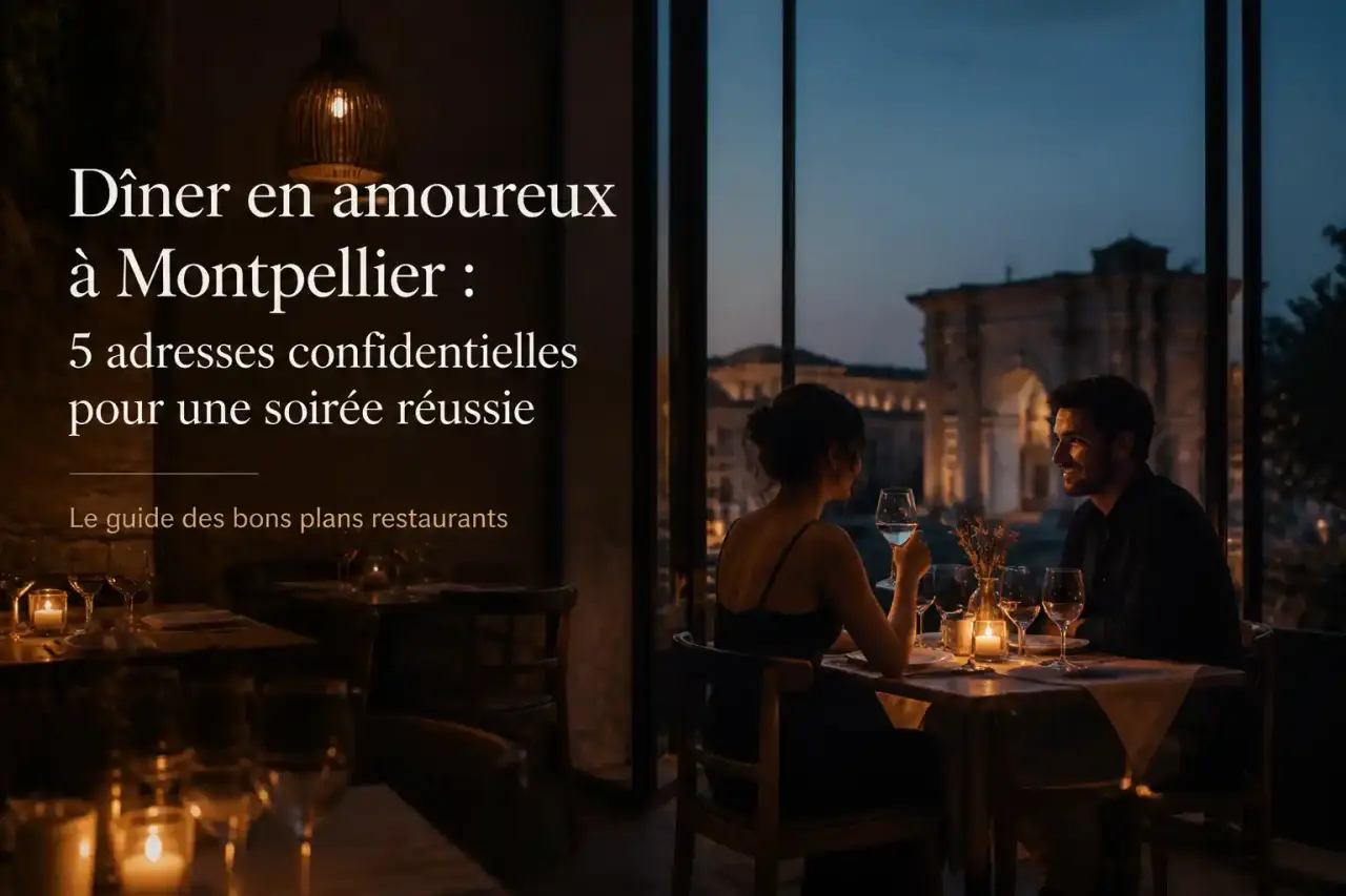 Dîner en amoureux à Montpellier : 5 adresses confidentielles pour une soirée réussie