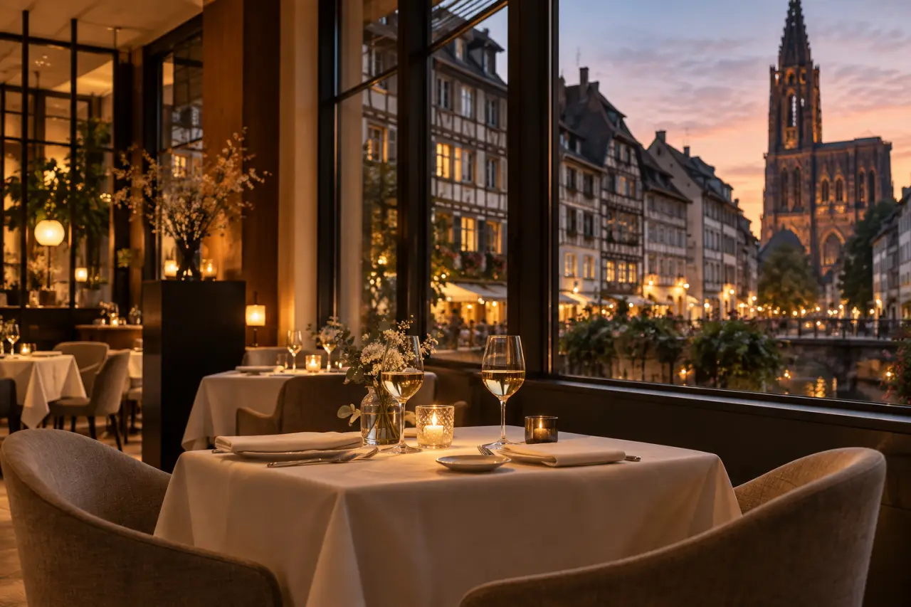 Restaurant romantique à Strasbourg : choisissez l’ambiance idéale pour votre dîner à deux