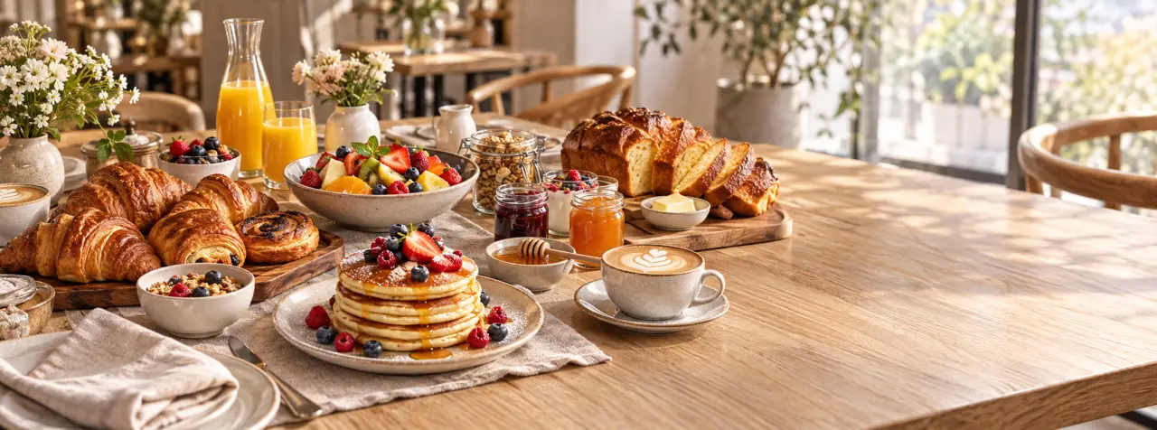 Brunch sucré : une table gourmande se joue dans l’assemblage, le timing et les saisons